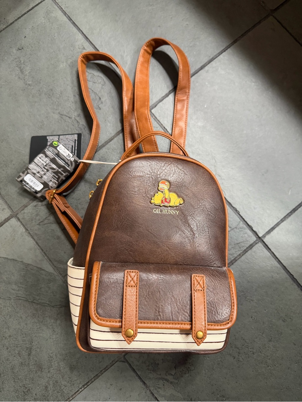 Loungefly Faux Leather'Oh, Hunny' Winnie-The-Pooh Mini Backpack
